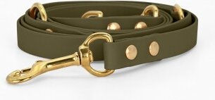 THE DOG IDEA Biothane Hundeleine wasserfest Gold Khaki – Bild 1 von 3