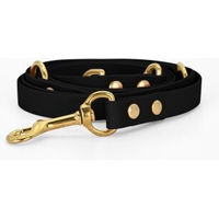 Produktbild von THE DOG IDEA Biothane Hundeleine wasserfest Gold Schwarz