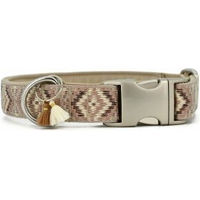 Produktbild von THE DOG IDEA Boho-Chic Hundehalsband Beige Größe XS