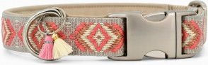 THE DOG IDEA Boho-Chic Hundehalsband Coral aus Nylon Größe M – Bild 1 von 2