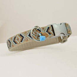 Produktbild von THE DOG IDEA Boho-Chic Hundehalsband Mokka Braun Bunt Größe XL