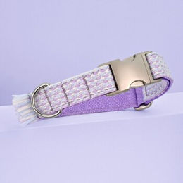 Produktbild von THE DOG IDEA Boho Hundehalsband Lilac Größe L