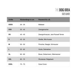 Produktbild von THE DOG IDEA Hundebademantel aus Bambus Blau XXXL für Riesenrassen