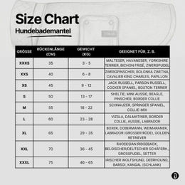 THE DOG IDEA Hundebademantel aus Bambus Taupe Grösse XS – Bild 1 von 2