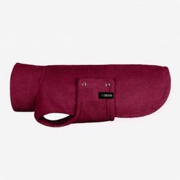 THE DOG IDEA Hundebademantel aus Bambus-Viskose Bordeaux XXS – Bild 1 von 2