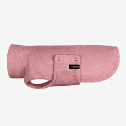 THE DOG IDEA Hundebademantel aus Bambus-Viskose Rosa XS – Bild 1 von 2