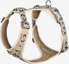 THE DOG IDEA Hundegeschirr Mesh Mokka Beige Größe L – Bild 1 von 2
