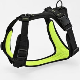 Produktbild von THE DOG IDEA Hundegeschirr Trail Sportgeschirr Neongelb Größe S