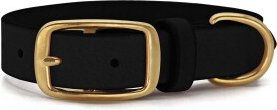 THE DOG IDEA Hundehalsband aus Leder in Schwarz Größe M – Bild 1 von 1