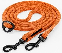 THE DOG IDEA Hundeleine aus Tau in Orange – Bild 1 von 3
