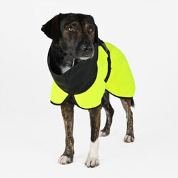 THE DOG IDEA Hundemantel Trail Regenmantel waterproof Neongelb XXS – Bild 1 von 2