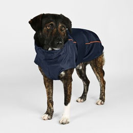 THE DOG IDEA Hundemantel Winter aus Fleece wasserdicht Navy Blau Größe XS – Bild 1 von 2