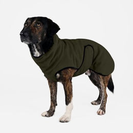 Produktbild von THE DOG IDEA Hundepullover aus Fleece in Khaki Größe S