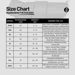 THE DOG IDEA Regenmantel Kayden für Hunde Schwarz XS waterproof Oeko-Tex Standard 100 – Bild 1 von 2