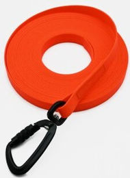 THE DOG IDEA Schleppleine aus Biothane für Hunde in Orange 10 m - 10 m – Bild 1 von 3