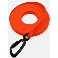 Produktbild von THE DOG IDEA Schleppleine aus Biothane für Hunde in Orange 10 m - 10 m