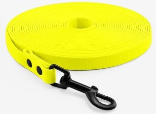 THE DOG IDEA Schleppleine für Hunde Neongelb 7 m waterproof - 7 m – Bild 1 von 3