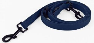 THE DOG IDEA Verstellbare Hundeleine Biothane Blau Größe S für kleine und mittlere Hunde waterproof - 250 cm – Bild 1 von 2