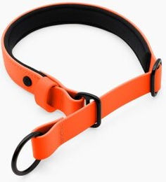 THE DOG IDEA Zugstopp Erziehungshalsband aus Biothane für große Hunde Orange XXL waterproof – Bild 1 von 2