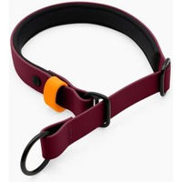 Produktbild von THE DOG IDEA Zugstopp Erziehungshalsband für Hunde aus Biothane wasserfest Bordeaux Rot XL