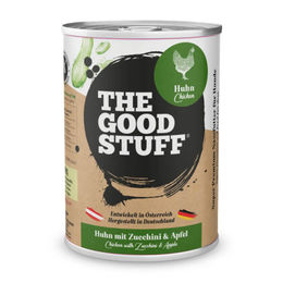 The Goodstuff Bio Hundefutter Huhn mit hohem Fleischanteil Adult Stückchen in Sauce 6 x 400 g - 6 x 400 g – Bild 1 von 2