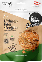 Produktbild von The Goodstuff Hühner-Filetstreifen Monoprotein Trockenfleisch