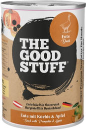 The Goodstuff Hund Nassfutter Adult Ente mit Kürbis und Apfel Stückchen in Sauce 6 x 400 g - 6 x 400 g – Bild 1 von 3