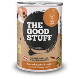 The Goodstuff Hundefutter Adult Ente mit Kürbis und Apfel Stückchen in Sauce 6x800g mit hohem Fleischanteil – Bild 1 von 2