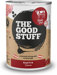 Produktbild von The Goodstuff Hundefutter Adult Rind mit hohem Fleischanteil Stückchen in Sauce 6x400g