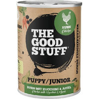 Produktbild von The Goodstuff Hundefutter Welpe Huhn mit Zucchini Stückchen in Sauce Monoprotein hoher Fleischanteil 6x400 g - 6 x 400 g