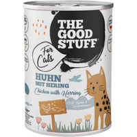 Produktbild von The Goodstuff Katzen Nassfutter Huhn mit Hering Stückchen in Sauce getreidefrei 400 g - 6 x 400 g