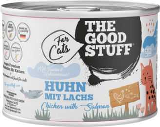 The Goodstuff Katzen Nassfutter Huhn mit Lachs Adult Stückchen in Sauce Getreidefrei 6 x 200 g - 6 x 200 g – Bild 1 von 3
