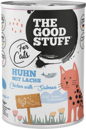 The Goodstuff Katzen Nassfutter Huhn mit Lachs Adult Stückchen in Sauce getreidefrei 6 x 400 g - 6 x 400 g – Bild 1 von 3