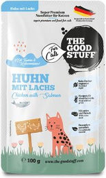 The Goodstuff Katzen Nassfutter Huhn mit Lachs Stückchen in Sauce mit hohem Fleischanteil für alle Altersstufen – Bild 1 von 1
