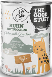 The Goodstuff Katzen Nassfutter Huhn mit Zucchini Adult Stückchen in Sauce Getreidefrei Hoher Fleischanteil 400 g - 6 x 400 g – Bild 1 von 3
