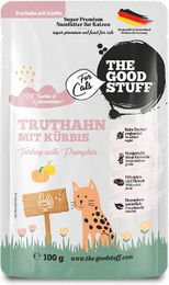 The Goodstuff Katzen Nassfutter Huhn Sensitive Stückchen in Sauce Pouch für alle Altersstufen – Bild 1 von 1