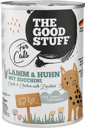 The Goodstuff Katzen Nassfutter Lamm & Huhn mit Zucchini Stückchen in Sauce getreidefrei hoher Fleischanteil 6 x 400 g - 6 x 400 g – Bild 1 von 3