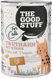The Goodstuff Katzen Nassfutter Mousse Truthahn mit Kürbis Adult Getreidefrei 6 x 400 g - 6 x 400 g – Bild 1 von 3