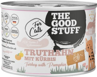 The Goodstuff Katzen Nassfutter Mousse Truthahn mit Kürbis Adult Getreidefrei Hoher Fleischanteil 6 x 200 g - 6 x 200 g – Bild 1 von 3