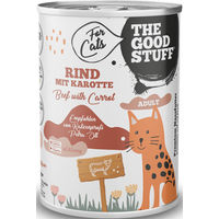 Produktbild von The Goodstuff Katzen Nassfutter Rind mit Karotte Adult Stückchen in Sauce getreidefrei 400 g - 6 x 400 g