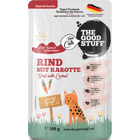 Produktbild von The Goodstuff Katzen Nassfutter Rind mit Karotte Getreidefrei Monoprotein Hoher Fleischanteil Pouch