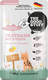 Produktbild von The Goodstuff Katzen Nassfutter Truthahn mit Kürbis Getreidefrei Monoprotein Sensitive Pouch