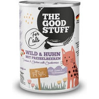 Produktbild von The Goodstuff Katzen Nassfutter Wild und Huhn mit Preiselbeeren 6x400 g