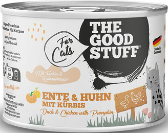 Produktbild von The Goodstuff Katzenfutter Ente und Huhn mit Kürbis getreidefrei für alle Altersstufen