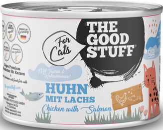 Produktbild von The Goodstuff Katzenfutter Huhn mit Lachs getreidefrei für alle Altersstufen