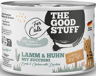 The Goodstuff Katzenfutter Lamm und Huhn mit Zucchini getreidefrei für alle Altersstufen – Bild 1 von 1