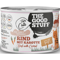 Produktbild von The Goodstuff Katzenfutter Rind mit Karotte getreidefrei monoprotein mit hohem Fleischanteil für alle Altersstufen