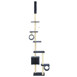 The Living Store Katzenbaum mit Sisal-Kratzsäulen 260 cm Dunkelblau – Bild 1 von 1