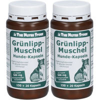 Produktbild von The Nutri Store Grünlippmuschel Kapseln 500 mg Gelenk-Supplement für Hunde