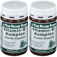 Produktbild von The Nutri Store Vitamin-B-Komplex Nahrungsergänzung für Hunde in Kapseln zur Unterstützung von Immunsystem und Nervensystem